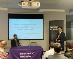 KCL e ECEME promovem conferência sobre os desafios contemporâneos do Exército Brasileiro